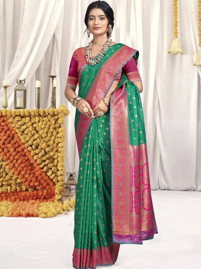 Vindhya By Bunawat Silk Designer Wedding Saree Suppliers In India
